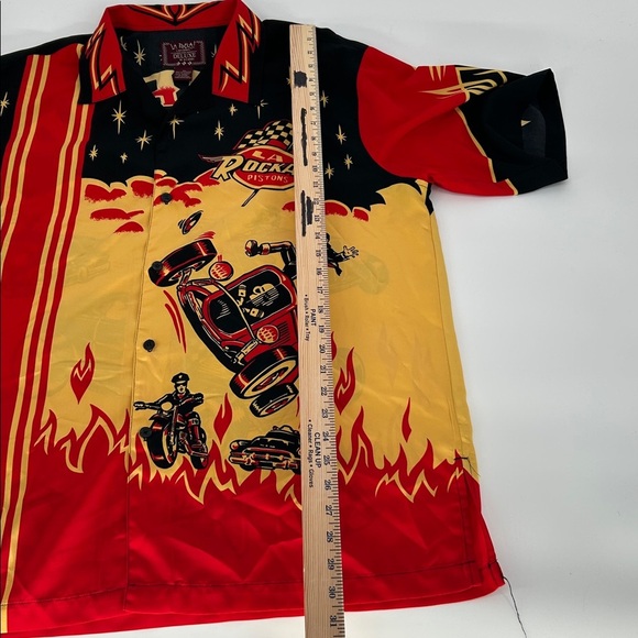 Vintage BC Ethic Men's LA ROCKA 'Hot Rod Rumble'  Shirt HARD ROCK Las Vegas XL - Picture 9 of 11